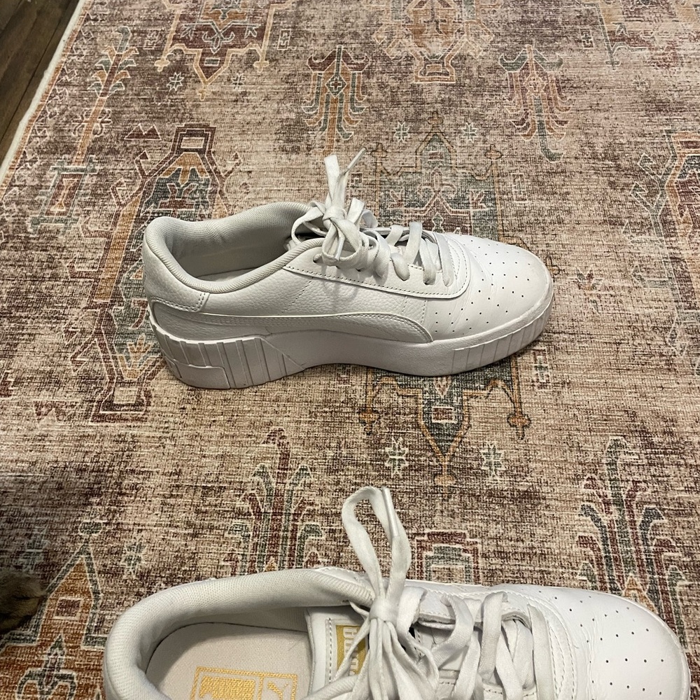 Puma Cali Wedge White Sneakers Women - Picture 6 of 7